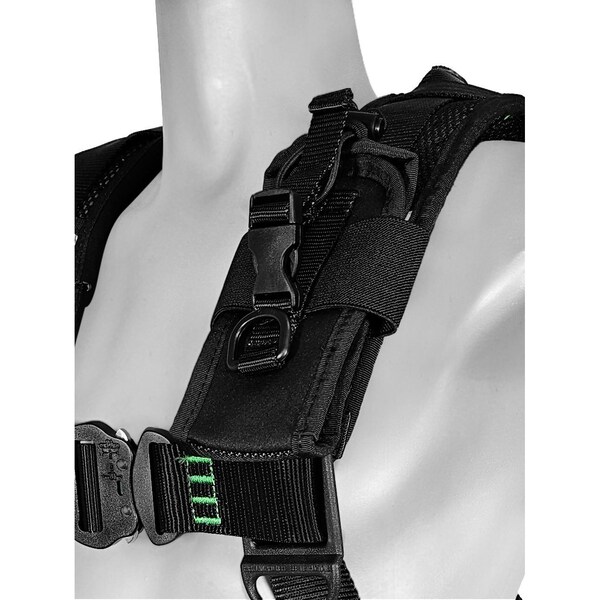 Frontline Elite Harness, M/L, 310 lbs, Quick Connect Chest/ Tongue Leg Buckles, Back D-Ring - 250VTB-ML