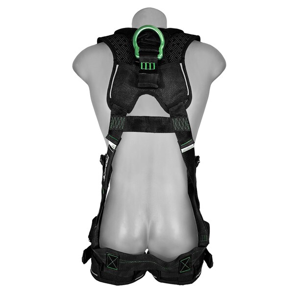 Frontline Elite Harness, M/L, 310 lbs, Quick Connect Chest/ Tongue Leg Buckles, Back D-Ring - 250VTB-ML