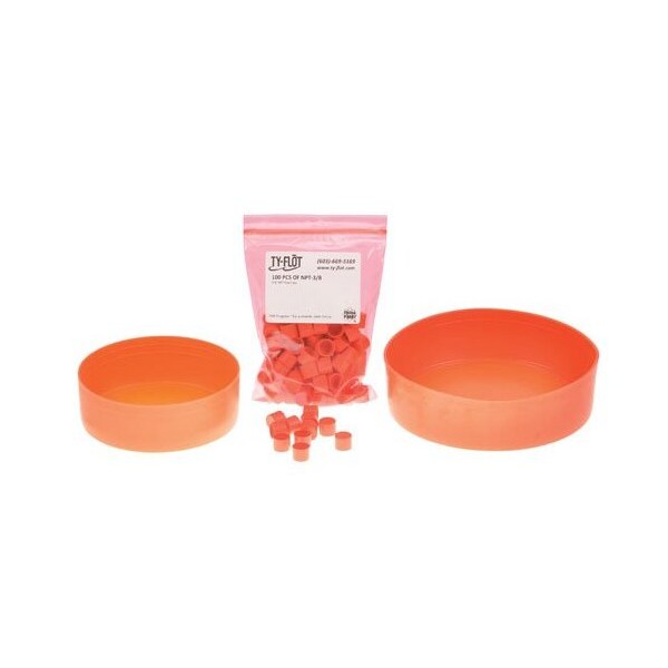 Guardian PURE SAFETY GROUP 1/4in NPT PIPE CAP 100/PKG. - NPT1/4OR