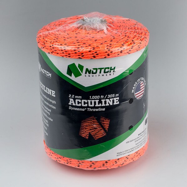 Notch Equipment Notch Acculine Throwline 2.2mm 1000ft - NTL22 : NTL22-1000