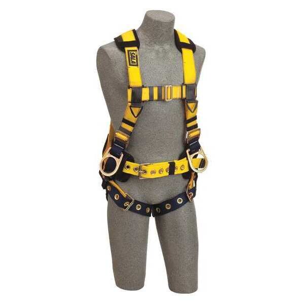 3M Dbi-Sala Delta(TM) Full Body Harness, S, 420 lb., Tongue Leg Buckles, Back, Side D-Ring - 1106403