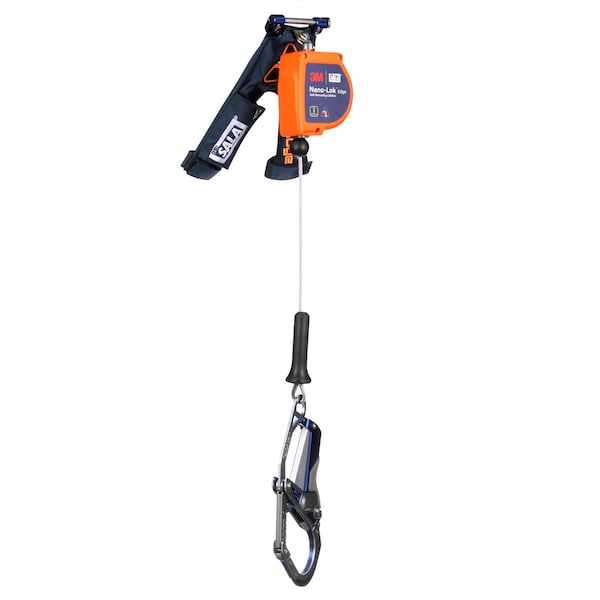 3M Dbi-Sala Self-Retracting Lifeline, 420 lb Weight Capacity, Orange - 3500296