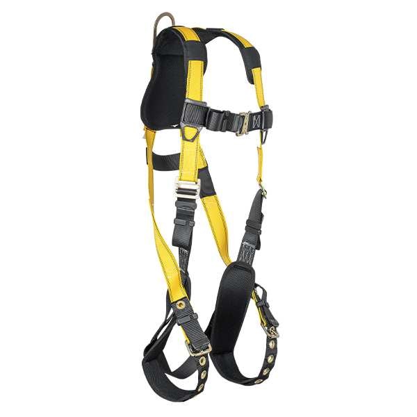 Condor Full Body Harness, XL/2XL, 420 lb, Quick-Connect Chest/ Tongue Leg Buckles, Back D-Ring - 61DD34