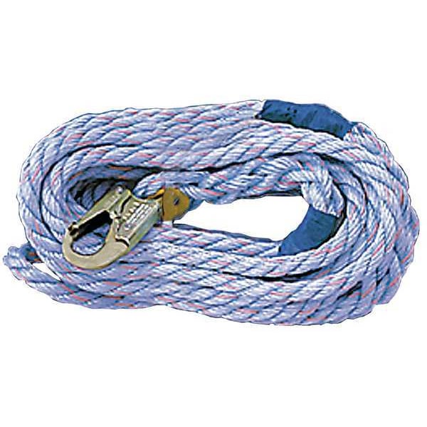 Honeywell Miller Rope Grab, Stainless Steel, 310 lb., Silver, For Rope Size: 5/8 in - 8173/U