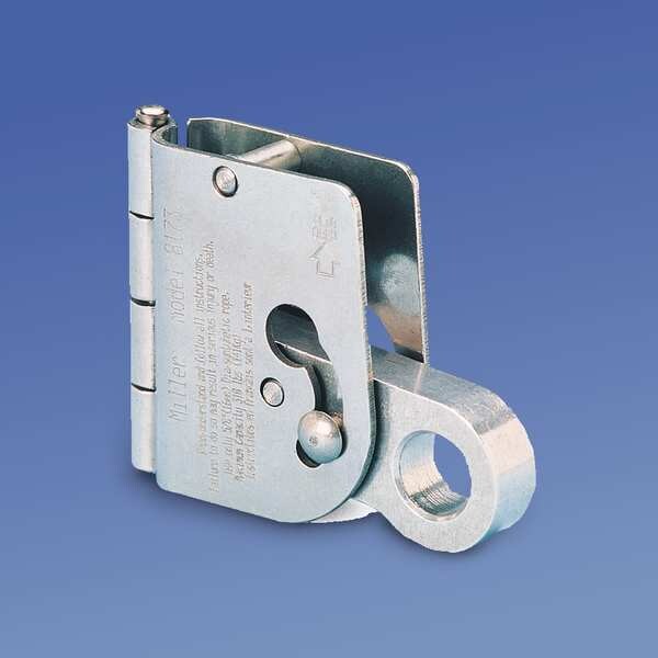 Honeywell Miller Rope Grab, Stainless Steel, 310 lb., Silver, For Rope Size: 5/8 in - 8173/U
