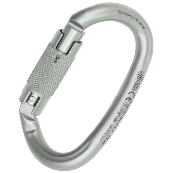 Kong Usa Oval, 108 mm Length, 19 mm Gate Opening, Carbon steel, Lunar White - 414LN0999KK