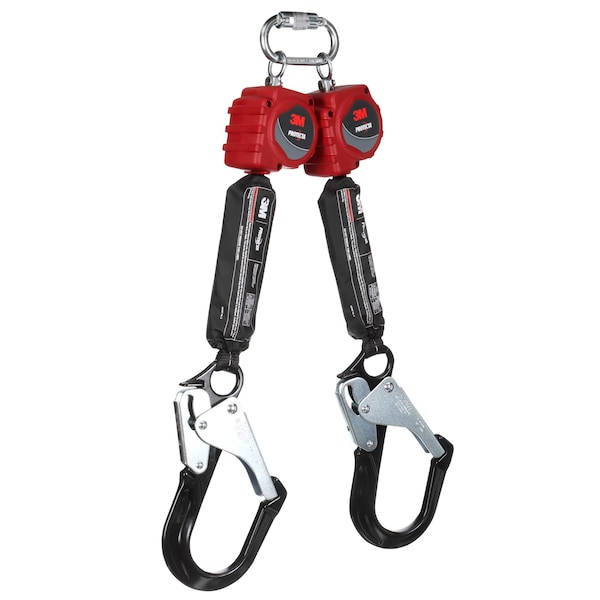 3M Protecta Self-Retracting Lifeline, 310 lb Weight Capacity, Red - 3100634