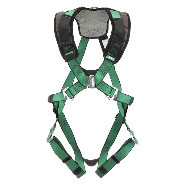 Msa Safety V-FORM+(TM) Safety Harness Fall Protection Harness, M/L, 310 lb, Not Applicable Chest/ Back D-Ring - 10206101