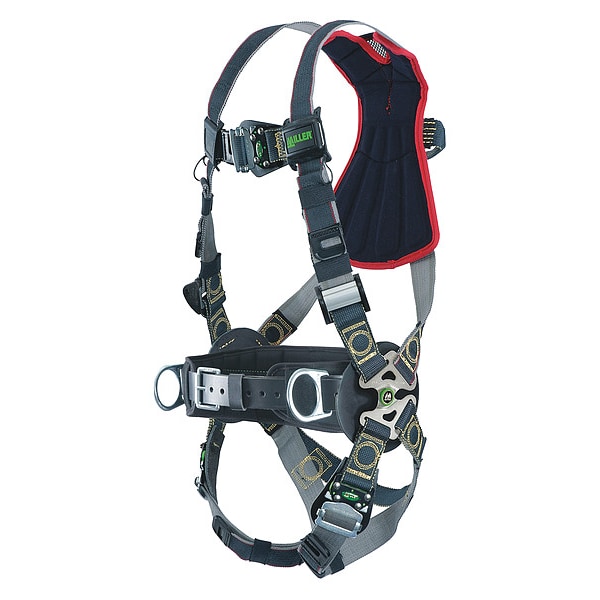 Honeywell Miller Arc Rated - Removable Belt, Side D-Rings And Pad, Quick-Connect Buckle Legs - Small/Medium Rknar-Qc-Bdp/S/Mbk - RKNAR-QC-BDP/S/MBK
