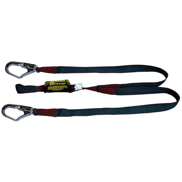 Honeywell Miller Arc Flash Rated Shock Absorbing Lanyard, 6 ft., Black - 8799KR-Z7/6FTBK