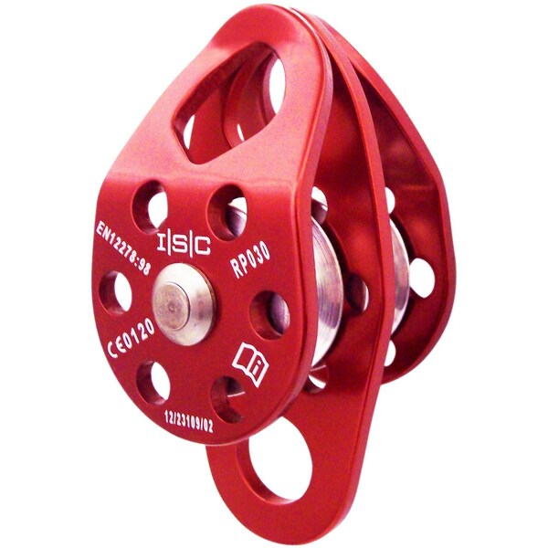 Sunbelt Pulley-ISC, Eiger, Small Double, Aluminum 4" x4" x2" - A-B1ABIRP030A