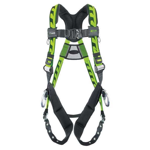 Honeywell Miller AirCore(TM) Full Body Harness, L/XL, 400 lb., Quick-Connect Chest/ Tongue Leg Buckles - ACA-TB-D/UGN