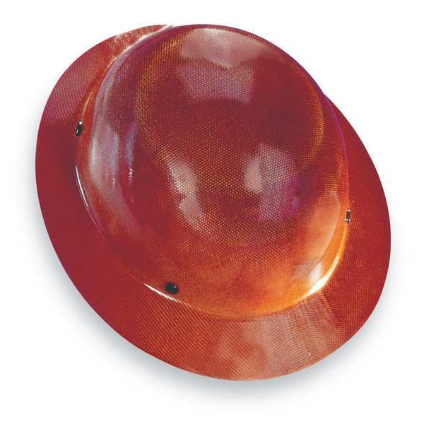 Msa Safety Skullgard Full Brim Hard Hat, Type 1, Class G, Fas-Trac III Ratchet Suspension (4-Point), Brown - 475407