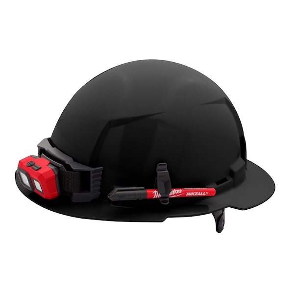 Milwaukee Tool BOLT Black Full Brim Hard Hat w/6pt Ratcheting Suspension - Type 1, Class E - 48-73-1131