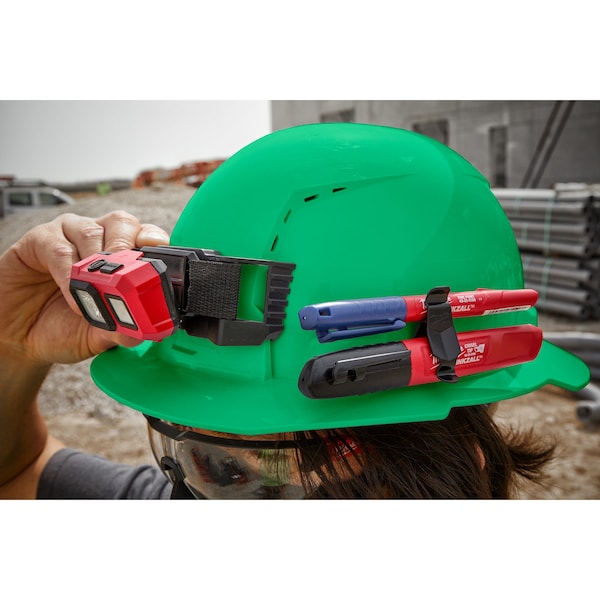 Milwaukee Tool BOLT Black Full Brim Hard Hat w/6pt Ratcheting Suspension - Type 1, Class E - 48-73-1131
