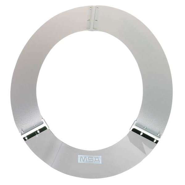 Msa Safety Sun Shield, For V-Gard / Topgard Full-Brim Hard Hats, Provides Shade, Smoke Gray, One Size Fits All - 697410