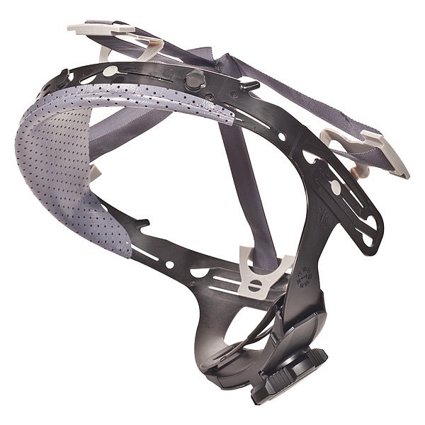 Msa Safety Fas-Trac III Replacement Suspension, For V-Gard Helmets, Hard Hat Ratchet (4-Point), Size Large - 10148707