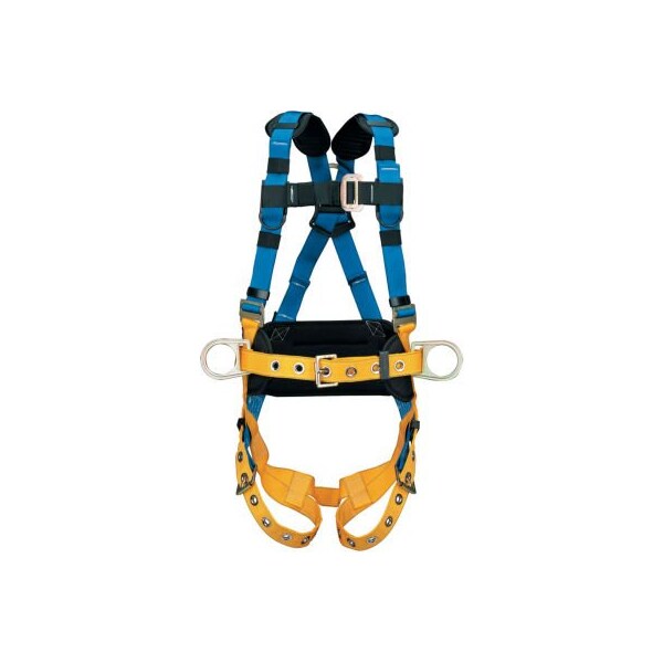 Werner Ladder - Fall Protection Werner LITEFIT Construction Harness, Tongue Buckle Legs, Small - H332101