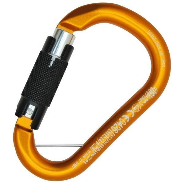 Kong Usa 110 mm Length, 22.5 mm Gate Opening, Aluminum Alloy, Orange/Polished/Black - 787MMKOPNKK
