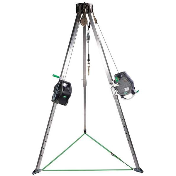 Msa Safety Workman CSE Kit, 50 ft Workman Rescuer, 65 ft Workman Winch, Stainless Steel Cable, 2 Pulleys, 2 Carabiners  version - 10163033