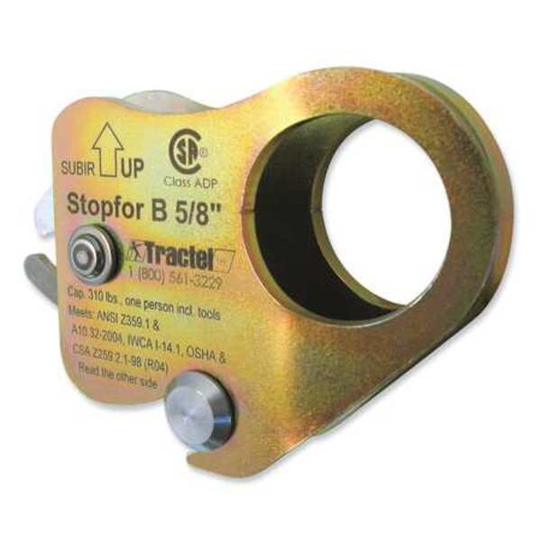 Tractel Rope Grab, For Rope Size 5/8", Steel - WB58P