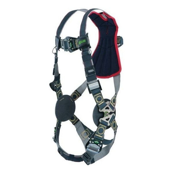 Honeywell Miller Revolution(R) Arc-Flash Rated Full Body Harness, L/XL, 400 lb., Quick-Connect Chest/ - RKNARFD-QC-BDP/UBK