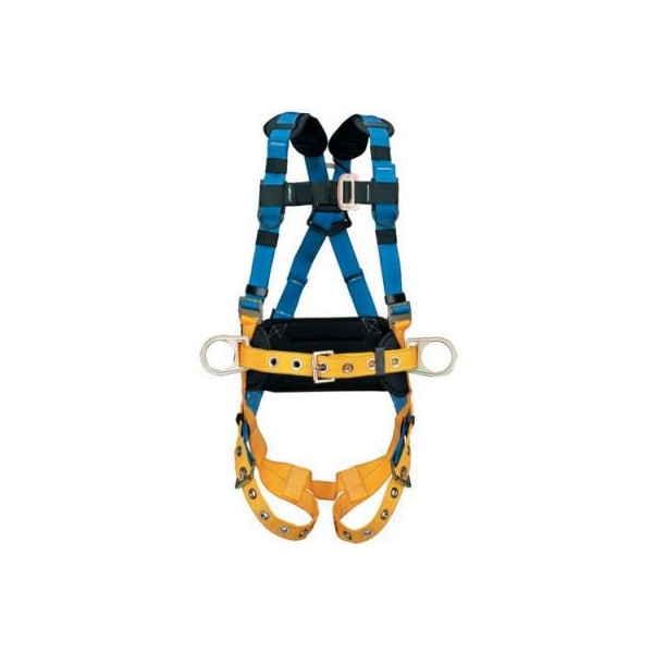 Werner Ladder - Fall Protection Werner LITEFIT Construction Harness, Tongue Buckle Legs, Medium/Large - H332102