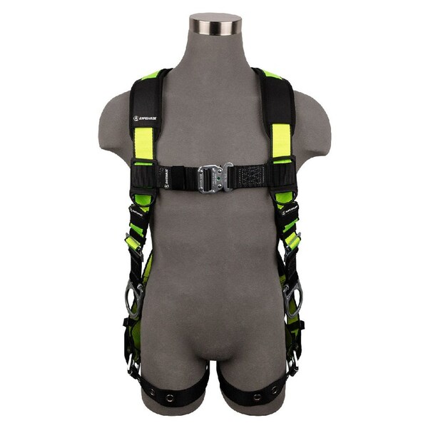 Safewaze PRO Full Body Harness: 3D, QC Chest, TB Legs - FS285-QC