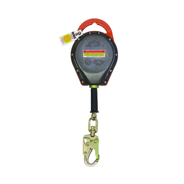 Super Anchor Safety SideWinder 30ft Self Retracting Lifeline. Karam Mfg. Class A Galvanized Cable - 2903-K