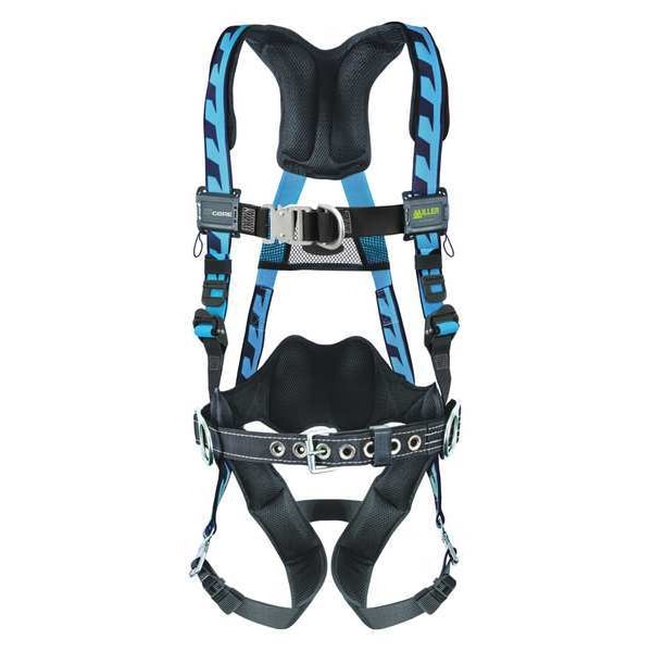 Honeywell Miller AirCore(TM) Full Body Harness, L/XL, 400 lb., Quick-Connect Chest/ Quick-Connect Leg Buckles - ACF-QCBDPUB