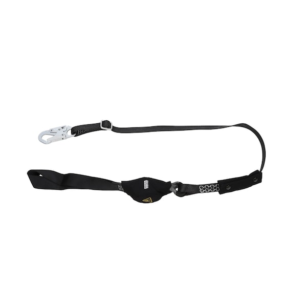 Msa Safety utility single-leg adjustable energy absorbing lanyard, 6 ft, 36C small snaphooks, ANSI Z359.13-2013 - 10199061