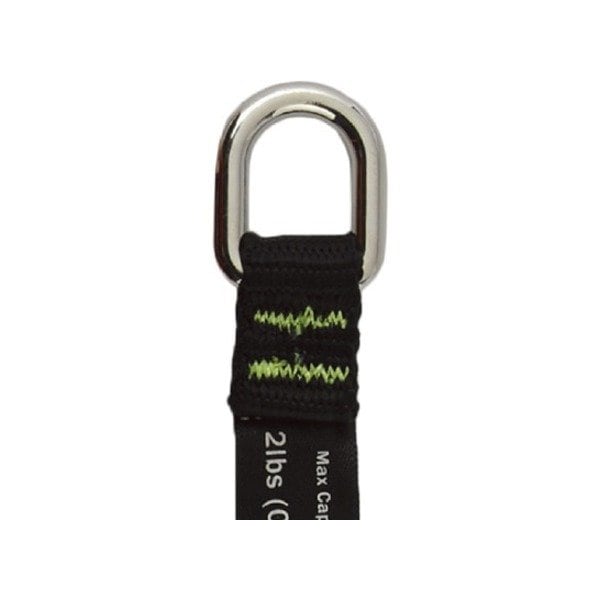 Ergodyne Web Tool Tails, 2 1/2 in to 8 1/2 in, Black/Orange - 3700
