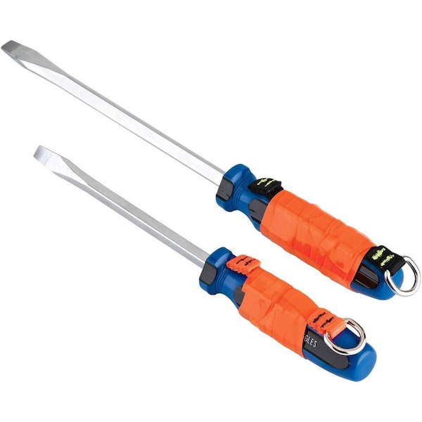 Ergodyne Web Tool Tails, 2 1/2 in to 8 1/2 in, Black/Orange - 3700