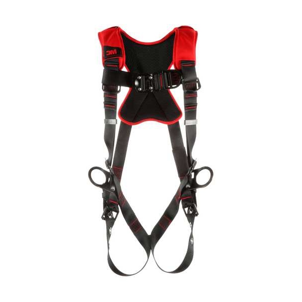 3M Protecta Protecta(R) Full Body Harness, S, 420 lb., Quick-Connect Chest/ Tongue Leg Buckles, Back D-Ring - 1161439