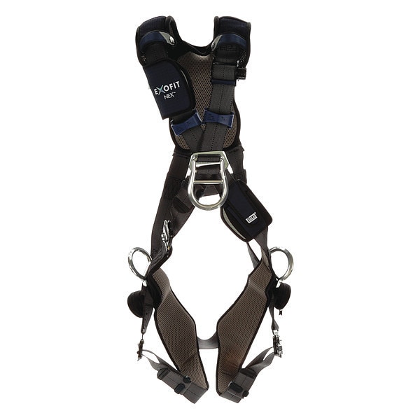 3M Dbi-Sala ExoFit NEX(TM) Plus Comfort Full Body Harness, XL, 420 lb., Quick-Connect Chest/ - 1140202