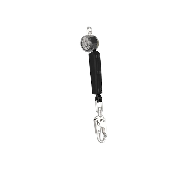 Msa Safety Self Retracing Lanyard, 400 lb Weight Capacity, Gray - VTOHW-011-ZE-A