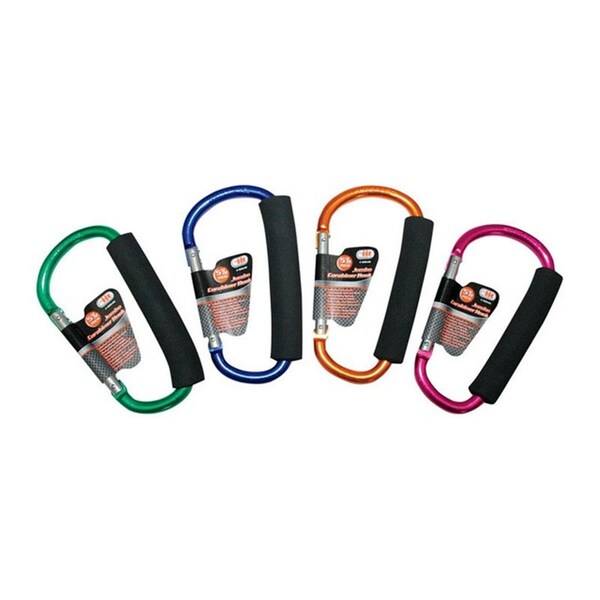 Lighthouse 92640 Carabiner Hook Assorted Colors - Pack of 12 - LI3637