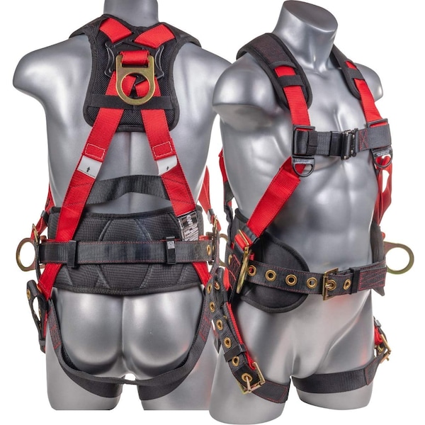 Palmer Safety M, 310 lb., Quick Connect Chest/ Yes Leg Buckles - H222101121MD
