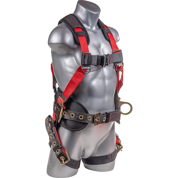 Palmer Safety M, 310 lb., Quick Connect Chest/ Yes Leg Buckles - H222101121MD