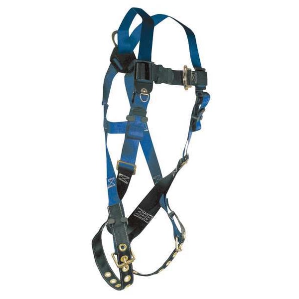 Condor Condor Full Body Harness, Universal (S/M/L), 425 lb., Mating Chest/ Tongue Leg Buckles, Back D-Ring - 19F378