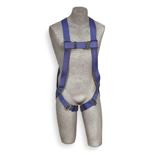 3M Protecta First(TM) Full Body Harness, Universal, 310 lb., Friction / Pass-Through Chest/ Back D-Ring - AB17530