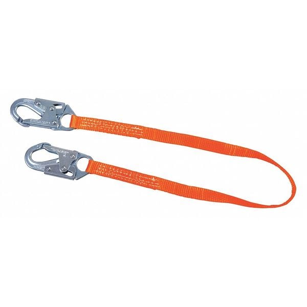 Honeywell Miller Positioning Lanyard, 6 ft, Orange - T9111W-Z7/6FTAF