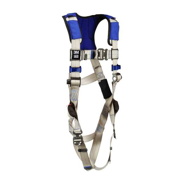 3M Dbi-Sala ExoFit(TM) X100 Fall Protection Harness, L, 420 lb, Quick-Connect Chest/ Quick-Connect Leg Buckles - 1401022