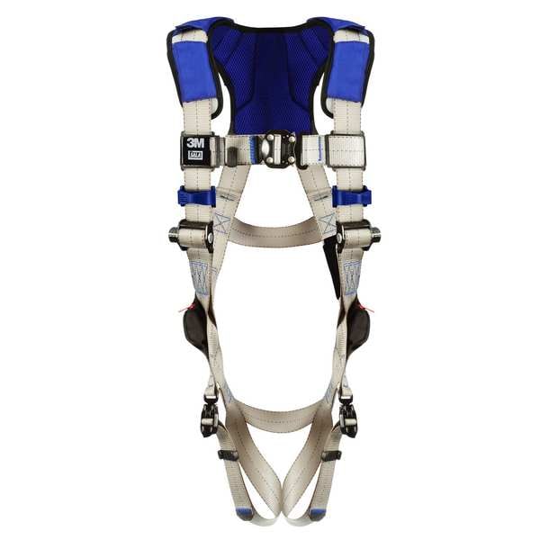 3M Dbi-Sala ExoFit(TM) X100 Fall Protection Harness, L, 420 lb, Quick-Connect Chest/ Quick-Connect Leg Buckles - 1401022