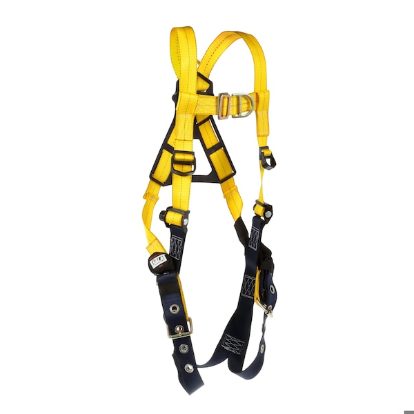 3M Dbi-Sala Deltaâ„¢ Full Body Harness, Universal, 130-310 lb., Pass-through Chest/ Tongue Buckle Leg Buckles - 1107865