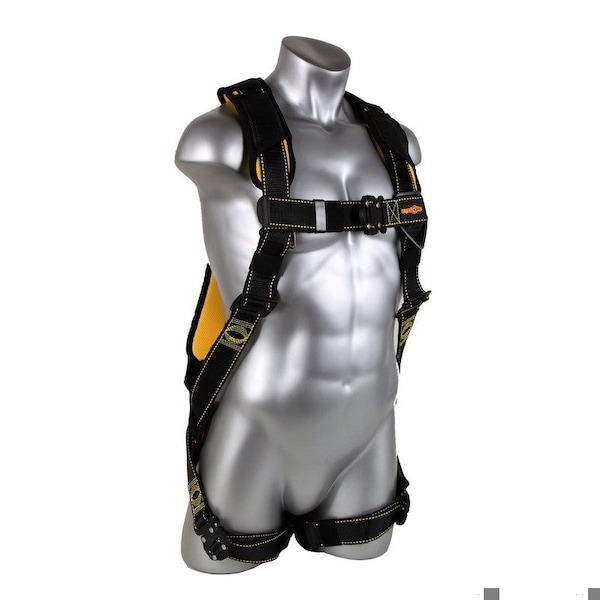 Guardian FALL PROTECTION Cyclone Harness, 2XL, 130 to 420 lb Load, Quick-Connect Leg Strap Buckle, Quick-Conn - 21048