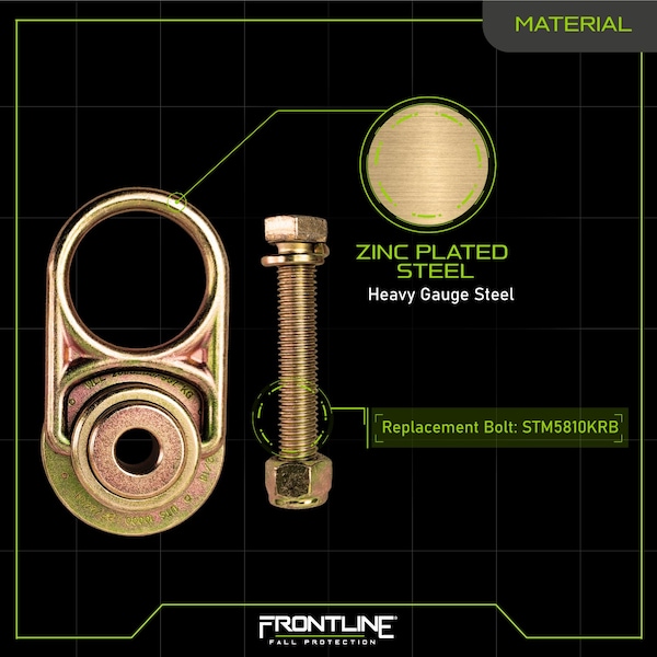 Frontline MEGA Swivel 10k Steel Anchor - STM5810K