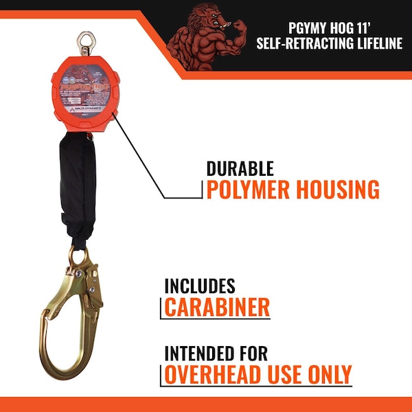 Malta Dynamics 11ft PYGMY HOG DUAL SRL W/REBAR HOOK, CLASS 1-P - C7203D-G2