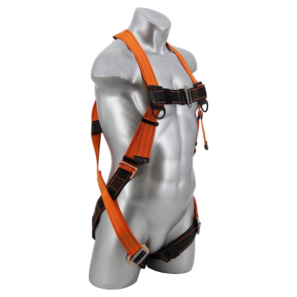 Malta Dynamics WARTHOG PASS THRU SAFETY HARNESS FALL PROTECTION KIT WITH 6ft DOUBLE LEG STRETCH LANYARD - C5117-B2000