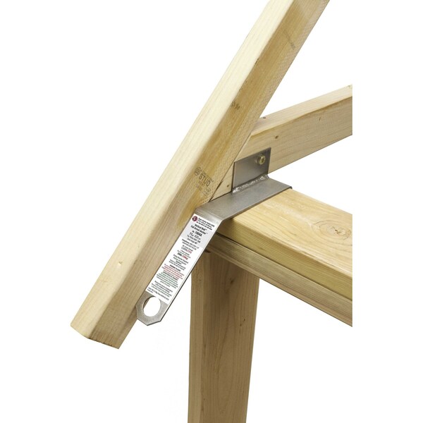 Super Anchor Safety Vertical Wall - 45 Degree Anchor Kit 14ga SST - Retail Single Pack - 1004-A